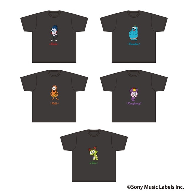 Spookiz Tシャツ（全5種）