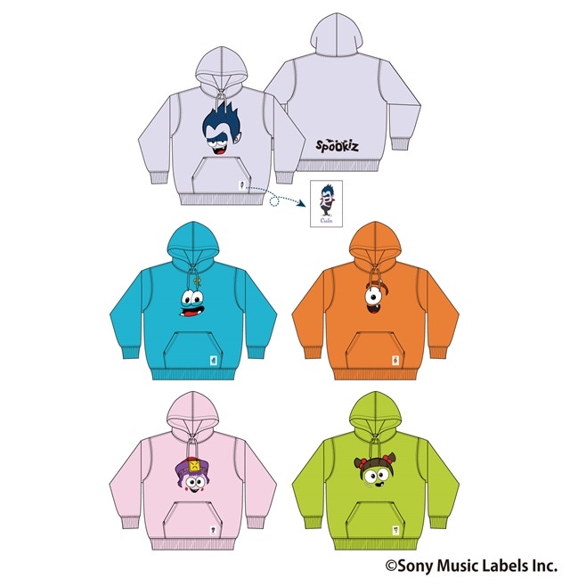 Spookizパーカー（全5種）