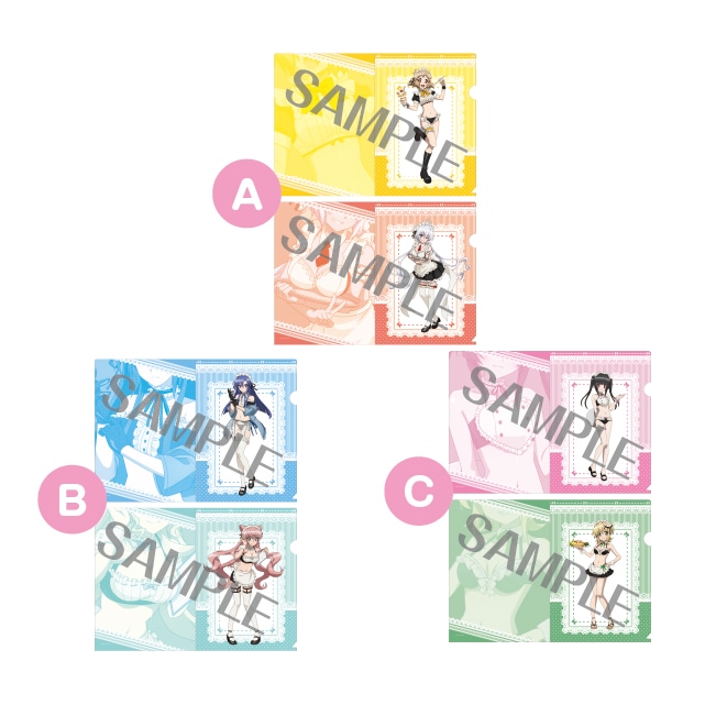 戦姫絶唱シンフォギアXV 描き下ろしクリアファイルセット(全3種 1セット=2枚入り)