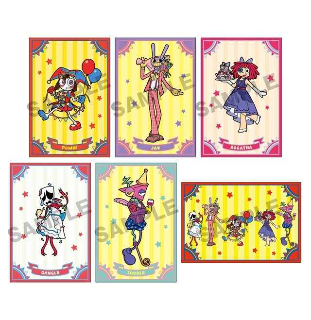 『アメイジングデジタルサーカス』『アメイジングデジタルサーカス』イラストカードセット（全1種/6枚入り）