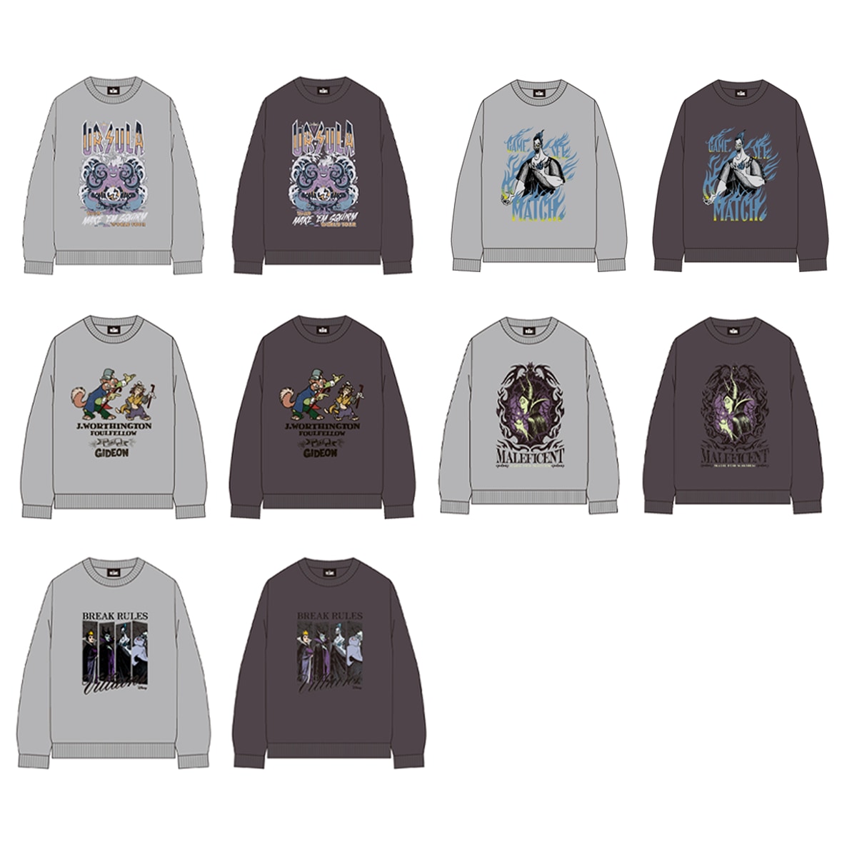 ヴィランズ 裏起毛スウェット M/L