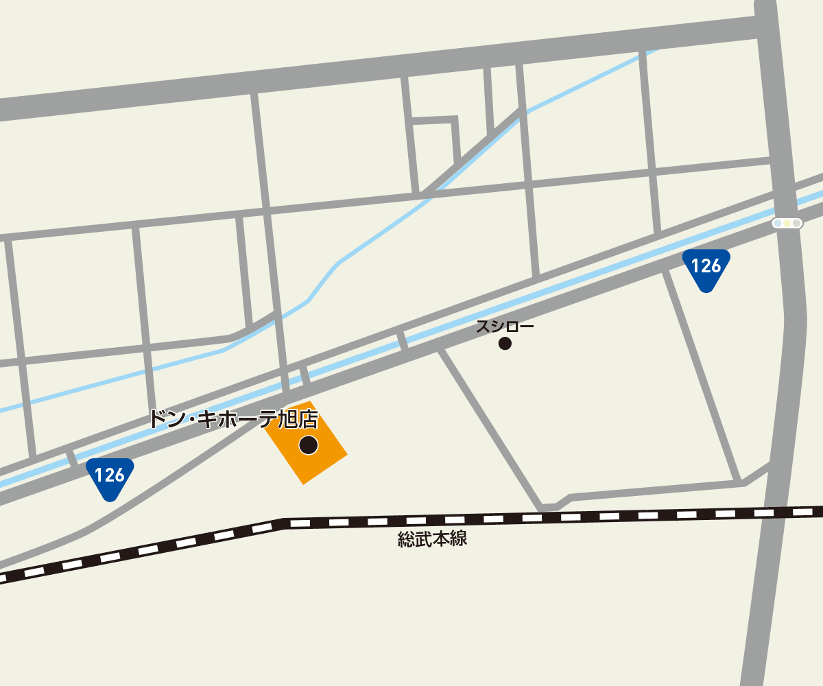 旭店駐車場地図