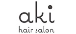 hair salon aki ロゴ