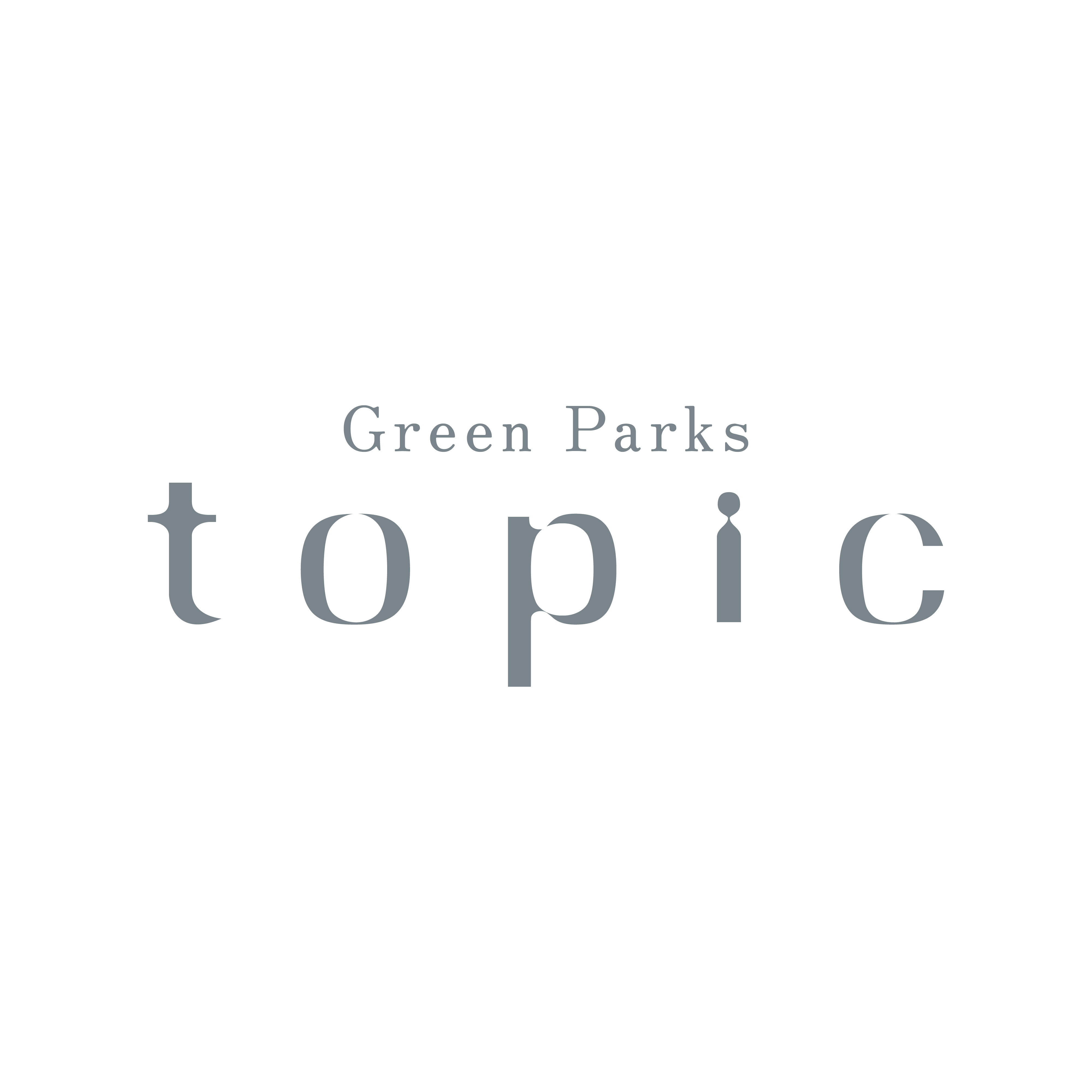 Green Parks topicのロゴ