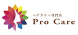 ヘアカラー専門店 ProCare ロゴ