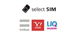selectSIM 港山下ナナイロ ロゴ