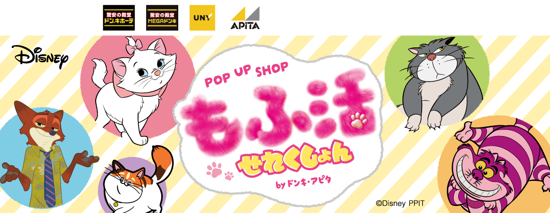 POP UP SHOP もふ活せれくしょん byドンキ・アピタ