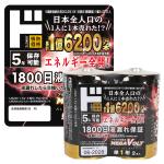 LR20単1形 アルカリ乾電池 MEGA VOLT 2本入