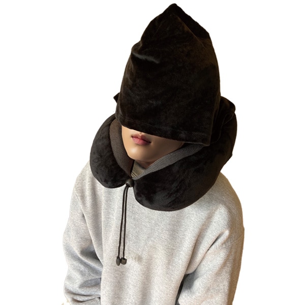 仮眠の神様 フード付きネックピロー