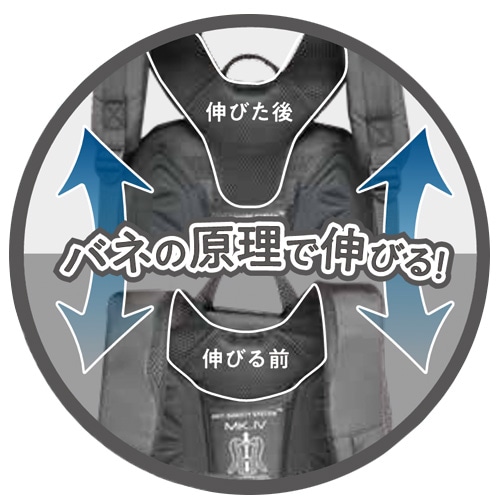 AGS負担軽減リュック　ビジネストリップタイプ