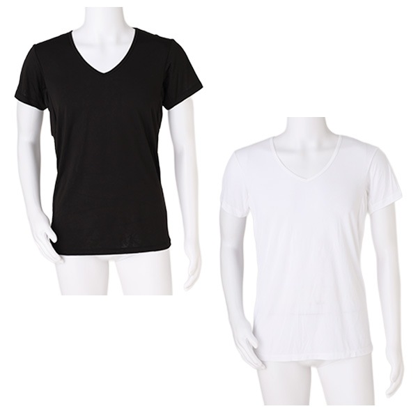 冷えとろインナーSPEEDRY 半袖Vネック