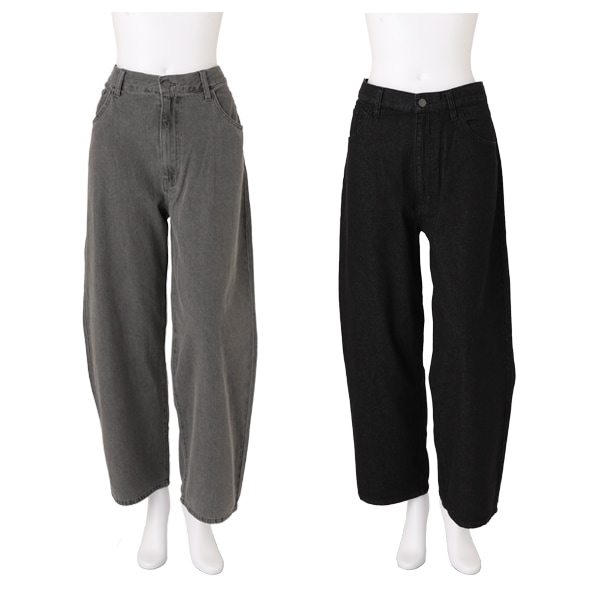 999ジーンズ　ワイドデニム　レディース