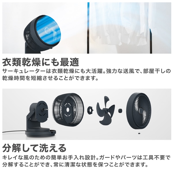 3DスイングDCターボサーキュレーター