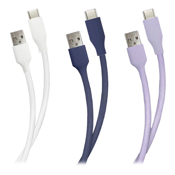 3年断線保証シリコンコーティングケーブル USB-A to Type-C