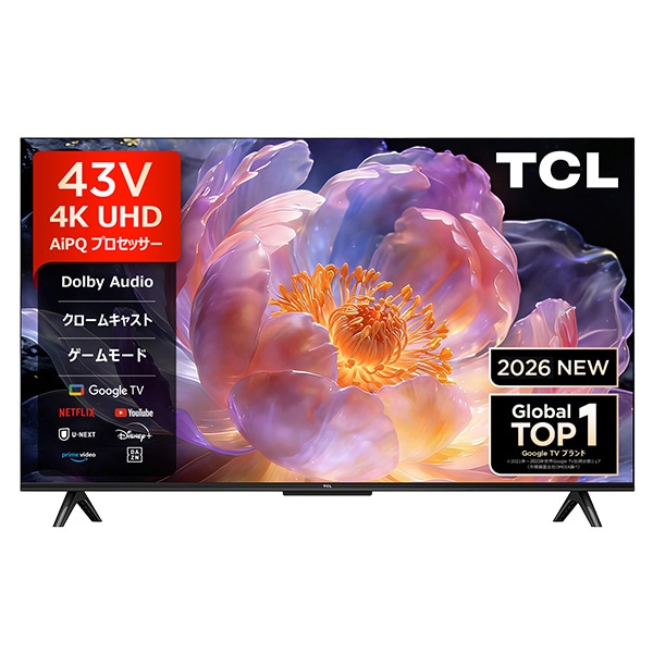 2026年製　情熱価格×TCL 43型4Kスマート液晶テレビ43P71K 情熱価格×TCL 43v型4Kチューナー内蔵液晶テレビ｜AV/音響/イヤホン