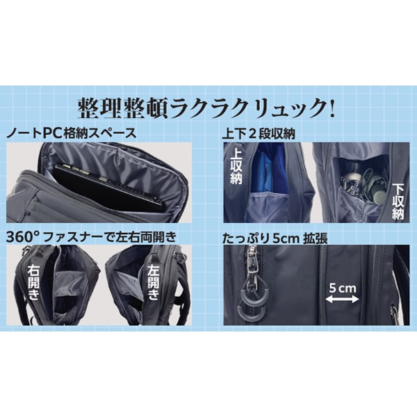 2階建てリュック